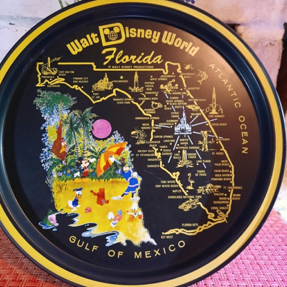 Disney Other - Vintage Walt Disney World Tin Tray